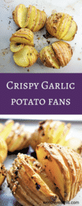 The Best Crispy Garlic Potato Fans made with duck fat