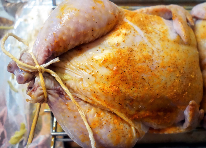The Perfect Cheesy Roasted Cornish Game Hens