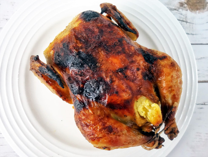 The Perfect Cheesy Roasted Cornish Game Hens