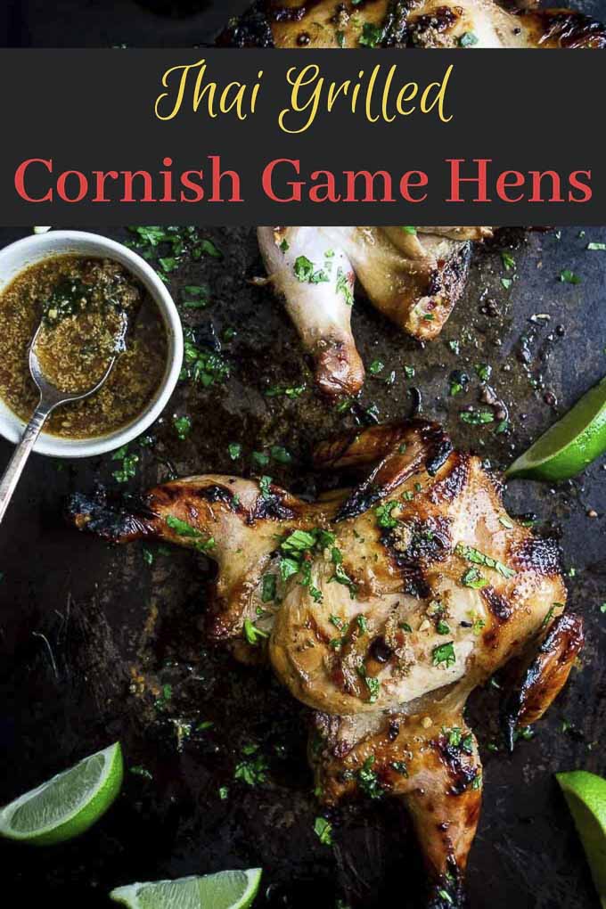 Thai Grilled Cornish Game Hens