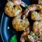 thai grilled shrimp skewers with herbs
