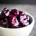 candied cherries in a bowl