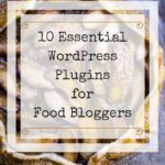 the essential wordpress plugins on top of a pie photo