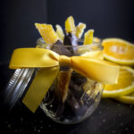 gift of chocolate covered candied orange peels