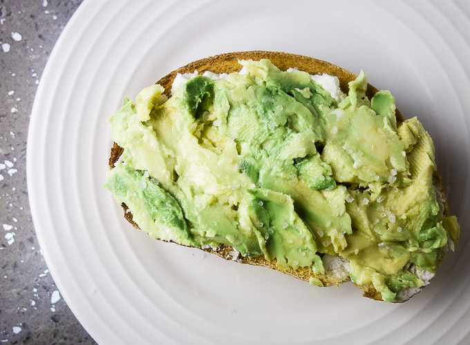 avocado spread on toast