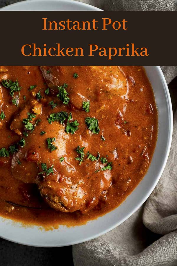 Instant Pot Chicken Paprika Recipe