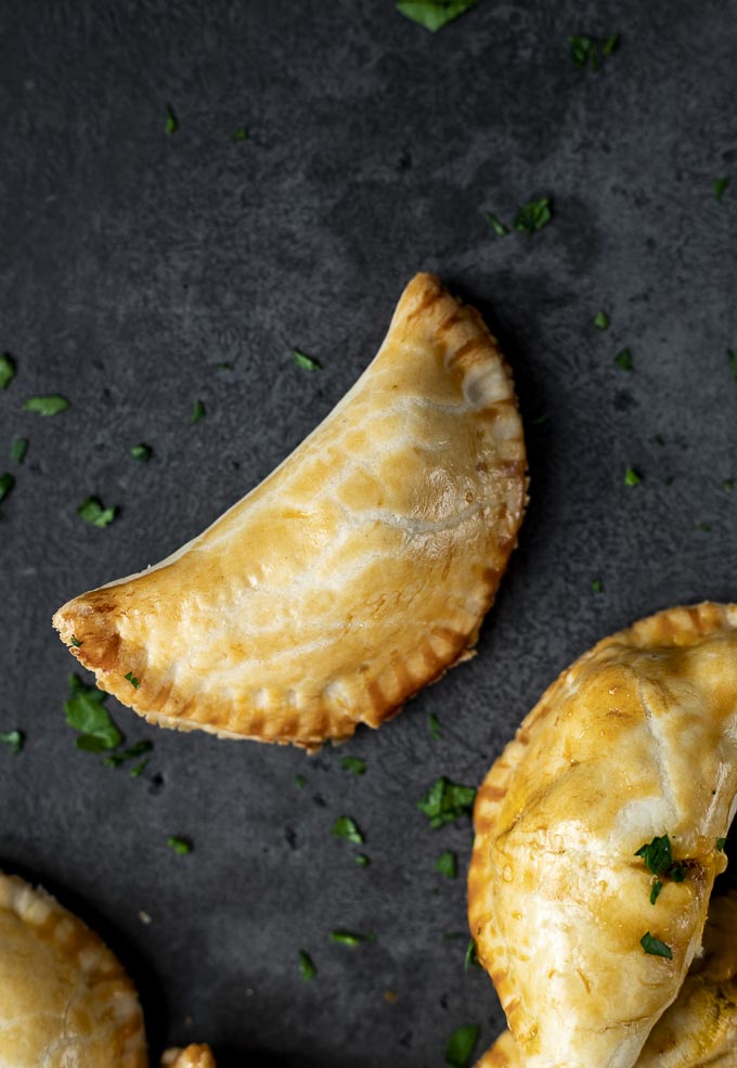 empanada on a surface