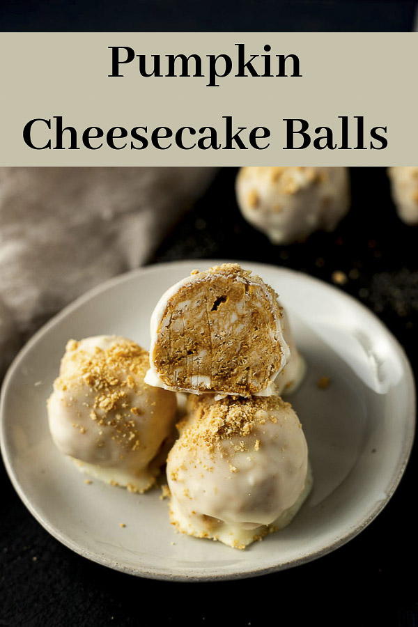 5 Ingredient No Bake Pumpkin Cheesecake Balls