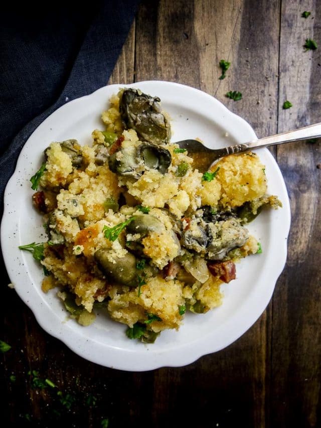 CAJUN STYLE OYSTER DRESSING RECIPE (OYSTER STUFFING) STORY - Went Here ...