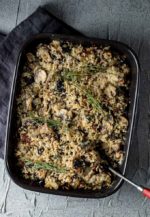 Wild Rice Stuffing with Mushrooms - Went Here 8 This