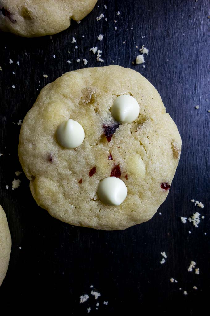 sugar cookie with white chocolate chips
