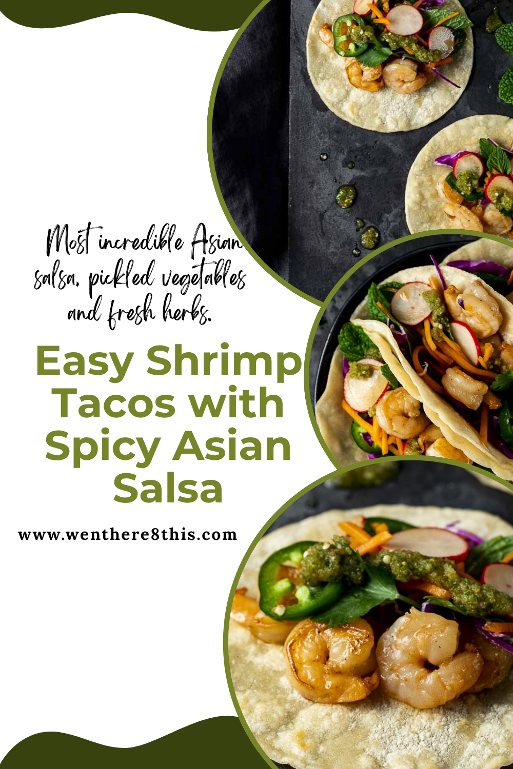 Easy Shrimp Tacos with Spicy Asian Salsa