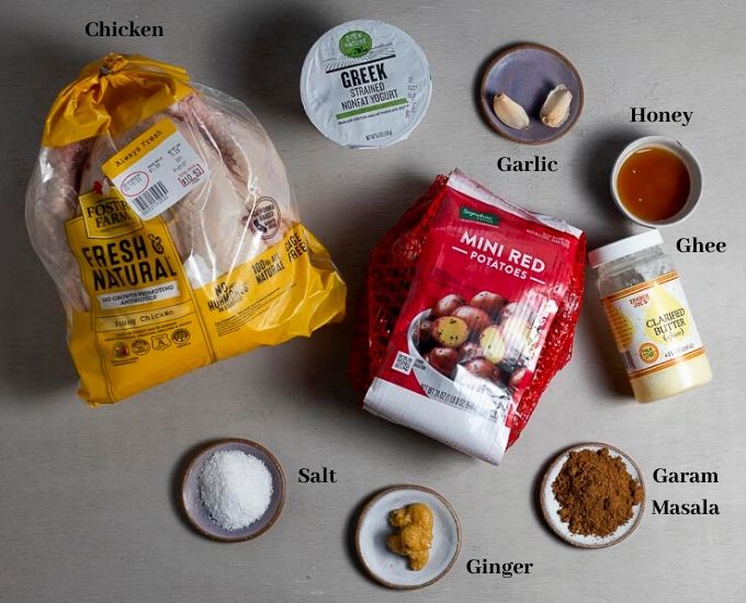 ingredients for indian chicken