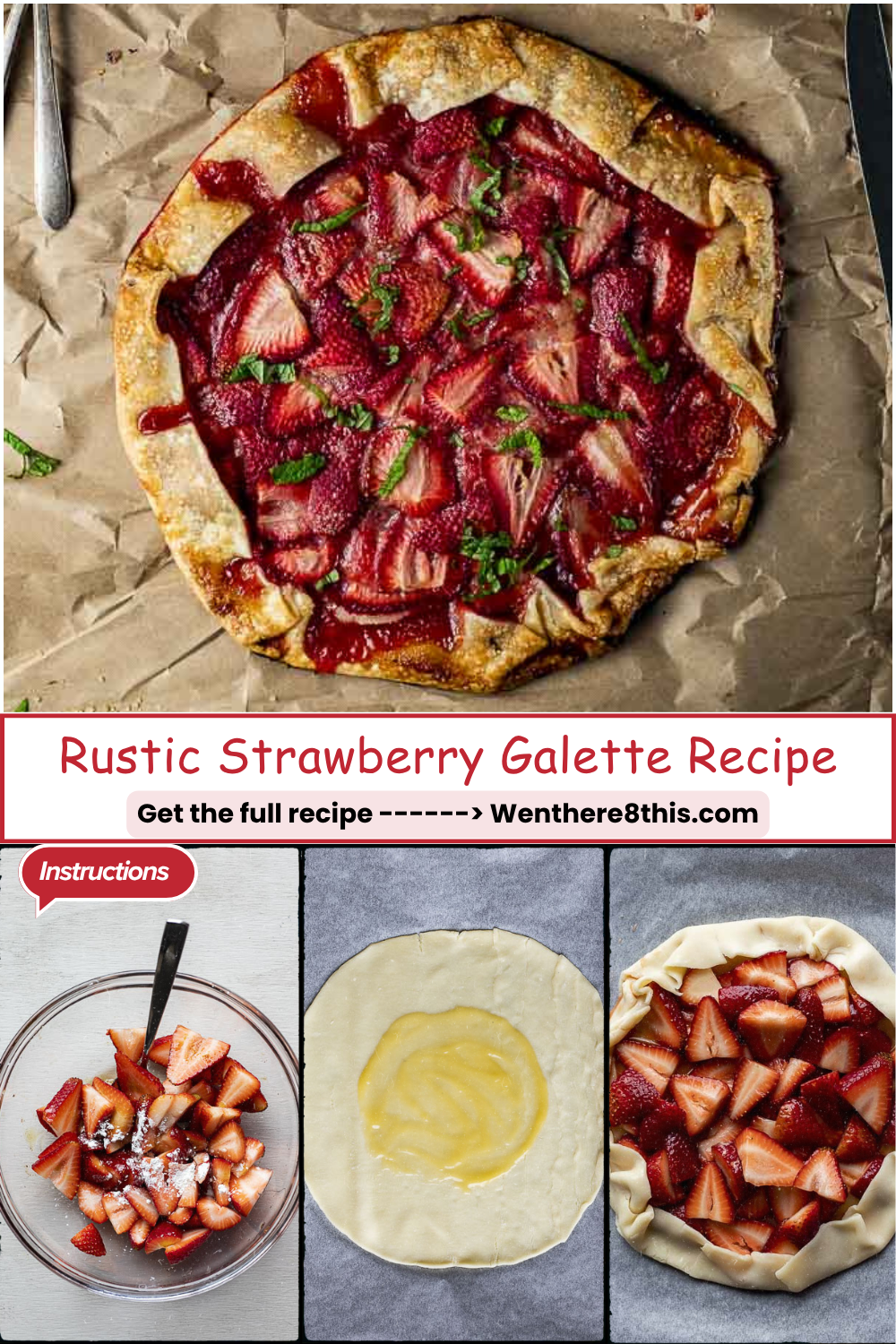Rustic Strawberry Galette Recipe