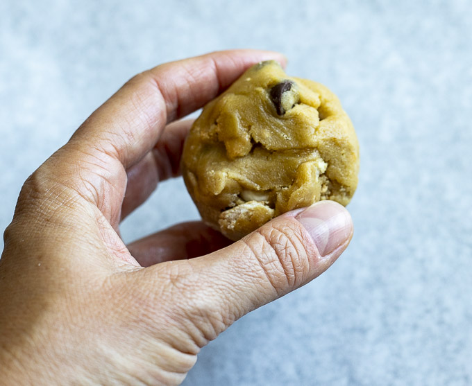 ball of cookie dough