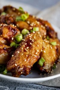 Spicy Glazed Asian Wings (Baked) - Went Here 8 This