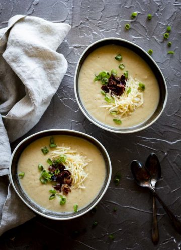 Instant Pot Cauliflower Soup - Went Here 8 This