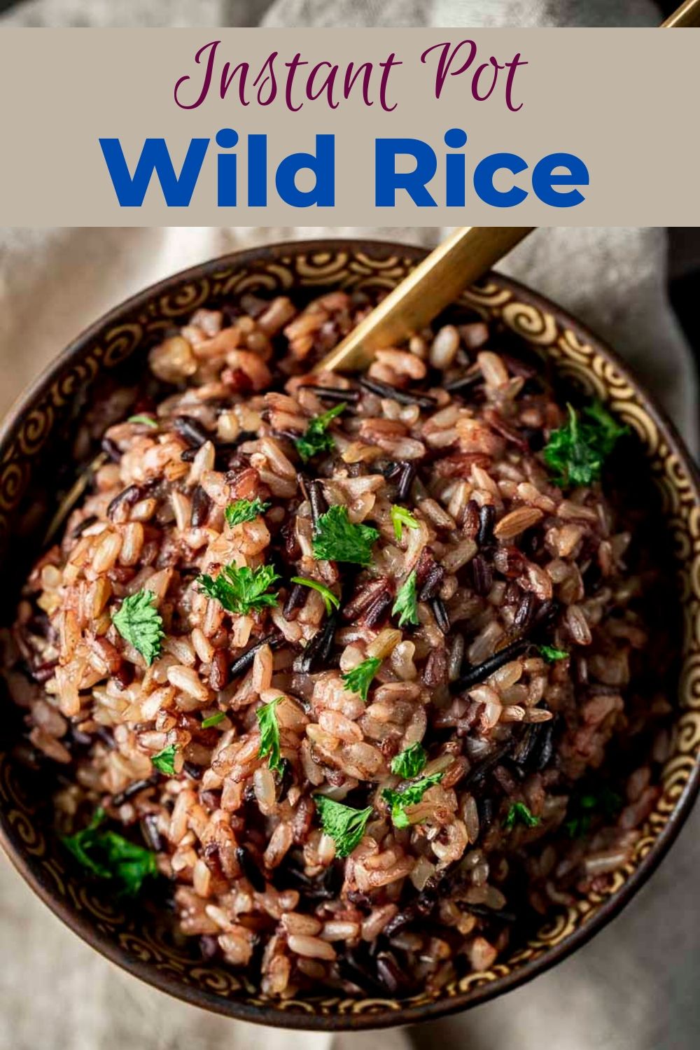 Instant Pot Wild Rice