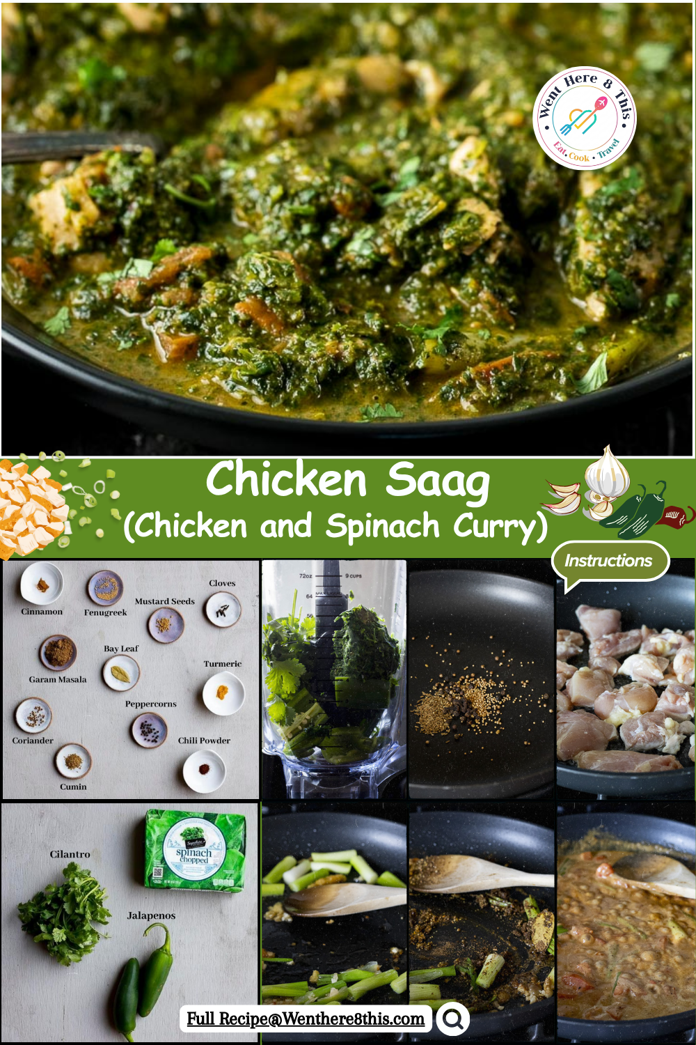 Chicken Saag (Chicken and Spinach Curry)