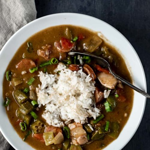 Chicken, Sausage, and Shrimp Gumbo - Southern Bite