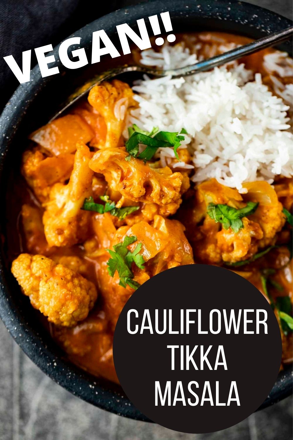 Cauliflower Tikka Masala (Vegan Option)