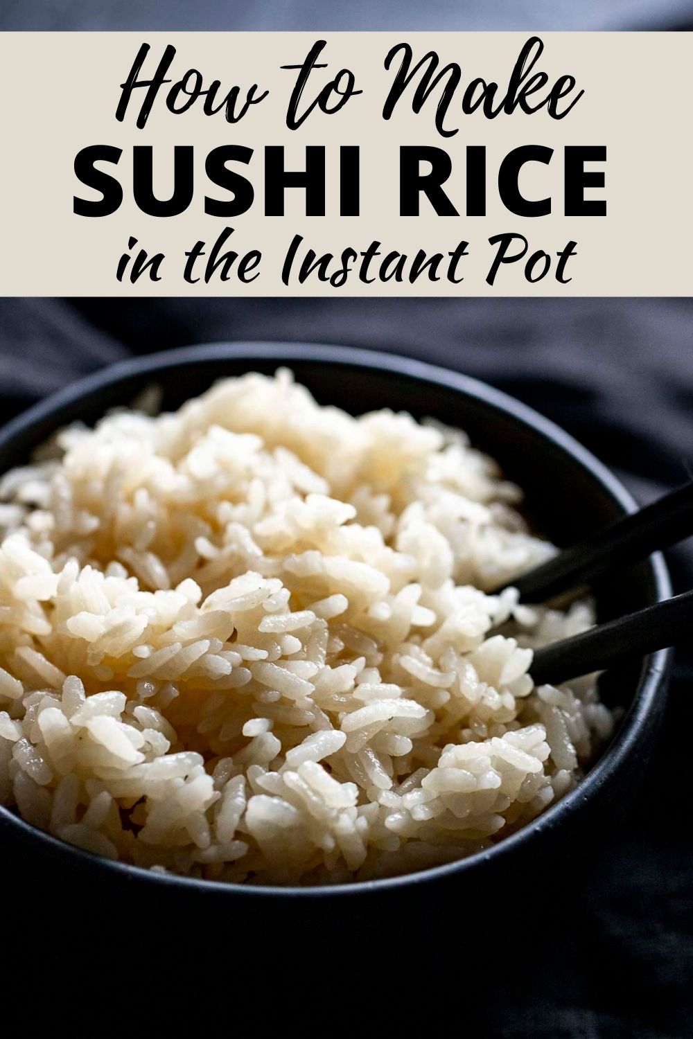 Instant Pot Sushi Rice