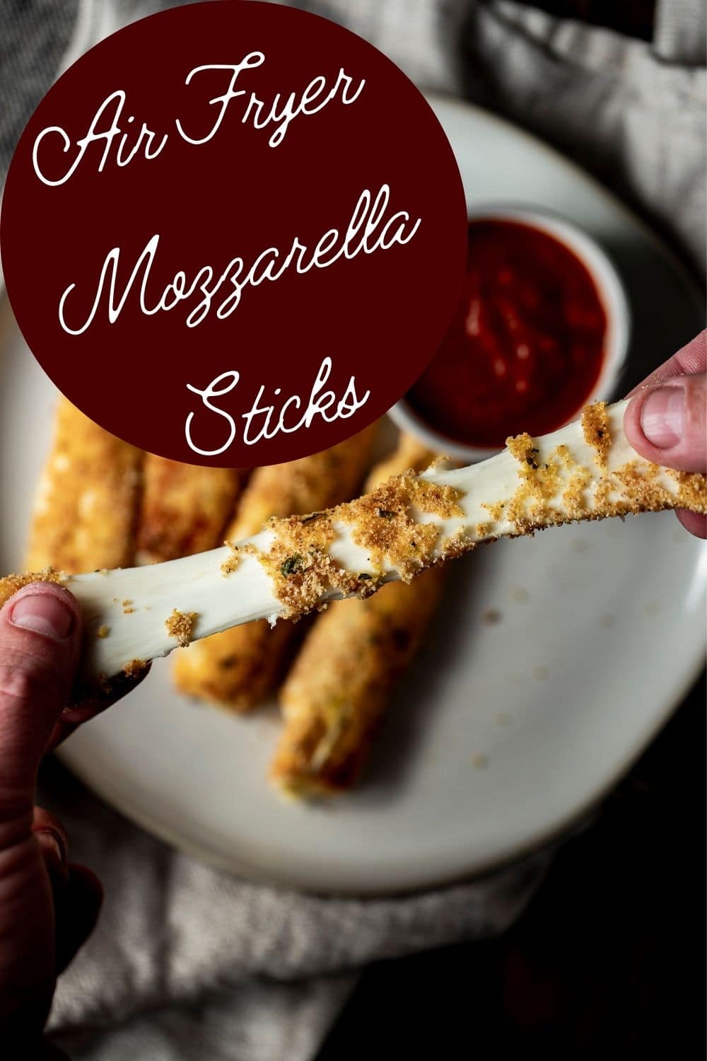 Air Fryer Mozzarella Sticks