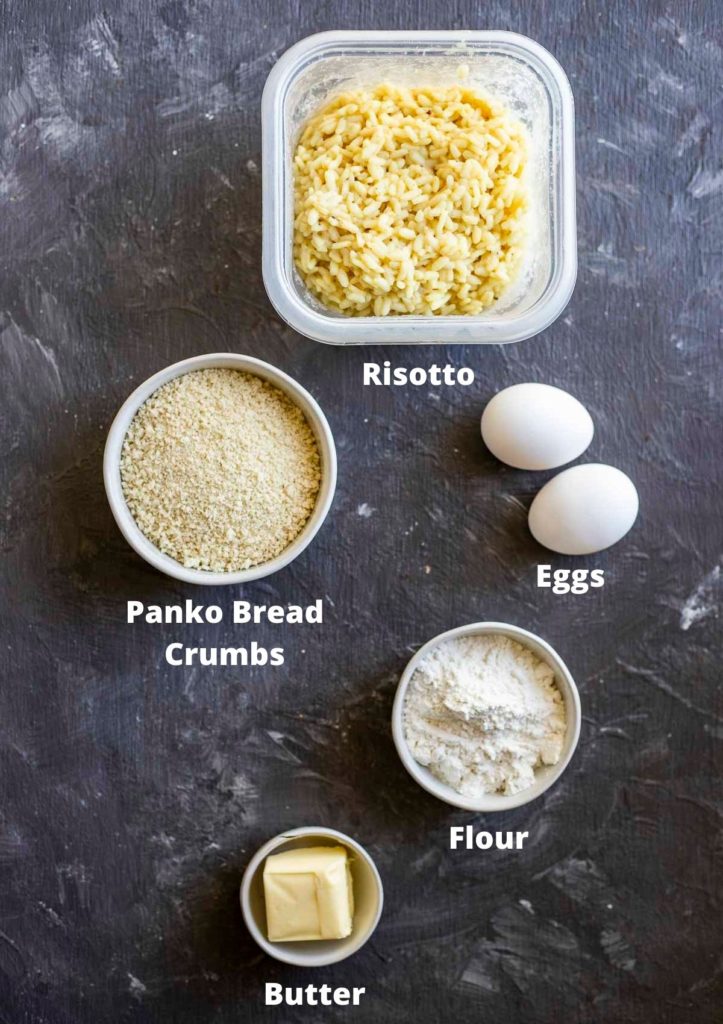 ingredients for risotto cakes