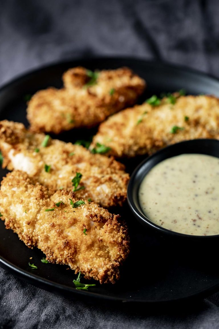 Air Fryer Chicken Tenders with Creamy Dijon Sauce - Went Here 8 This