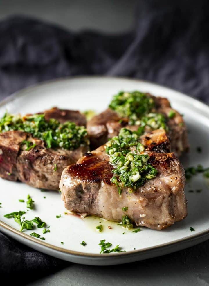 Sous Vide Lamb Chops with Mint Chimichurri - Went Here 8 This