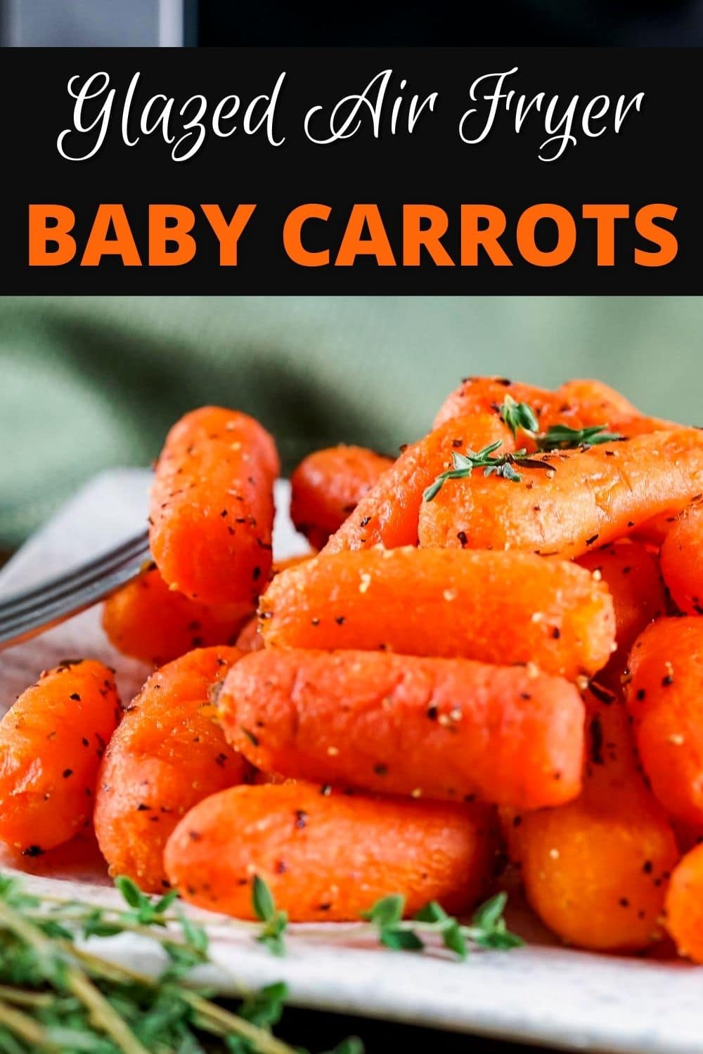 Air Fryer Carrots (Maple Glazed)