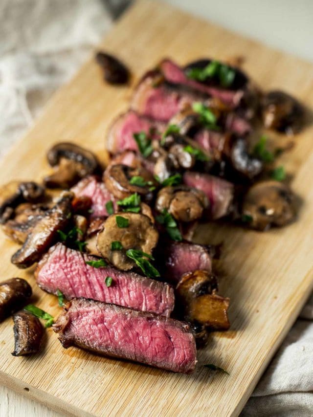SOUS VIDE SIRLOIN WITH SHERRY MUSHROOM SAUCE STORY