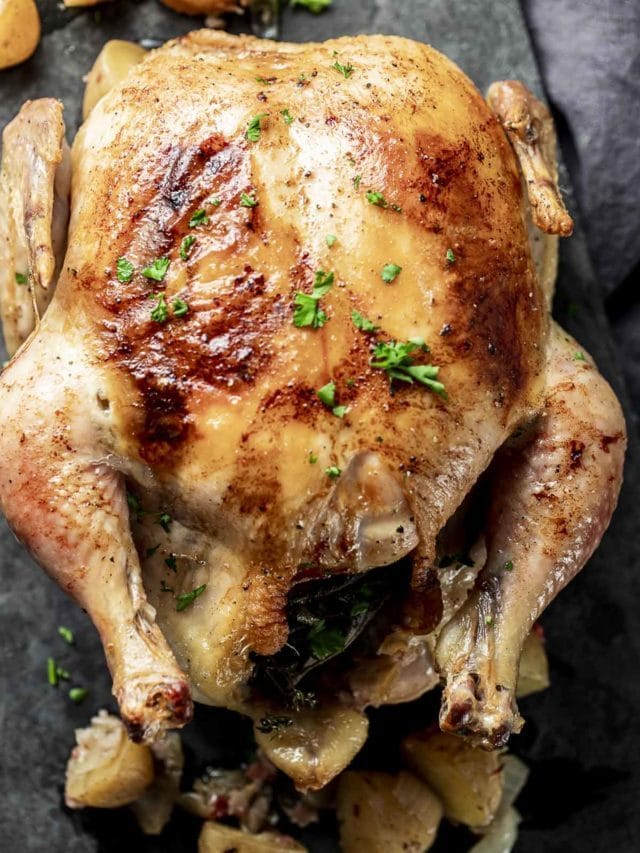 DUTCH OVEN ROASTED CHICKEN STORY
