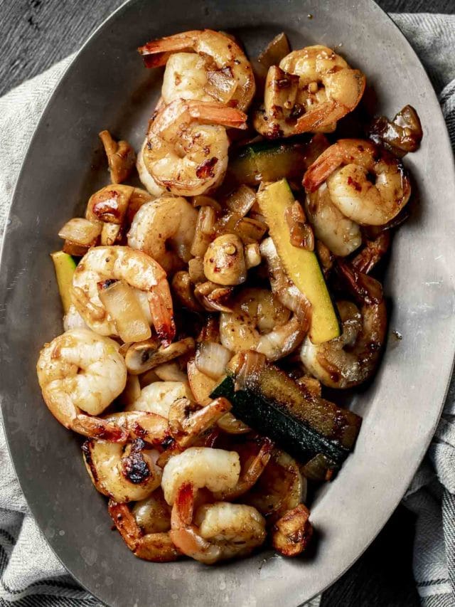 Hibachi Shrimp and Vegetables