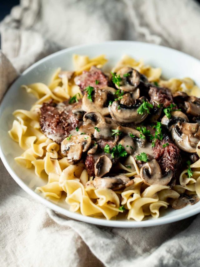 Sous vide beef cheeks