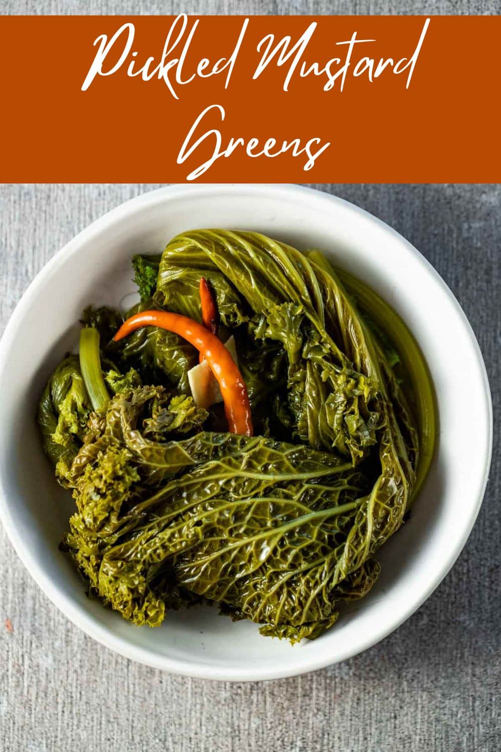 Chinese Pickled Mustard Greens