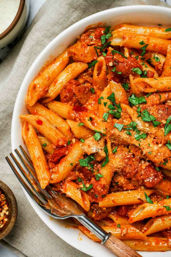Spicy Chicken Pasta - Ultimate One-Pot Meal! - Went Here 8 This