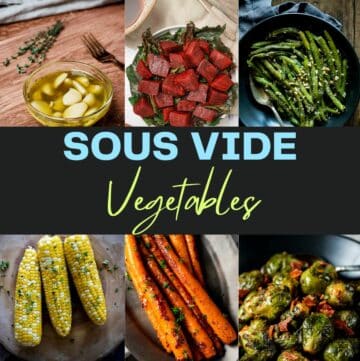 photos of cooked vegetables with text overlay