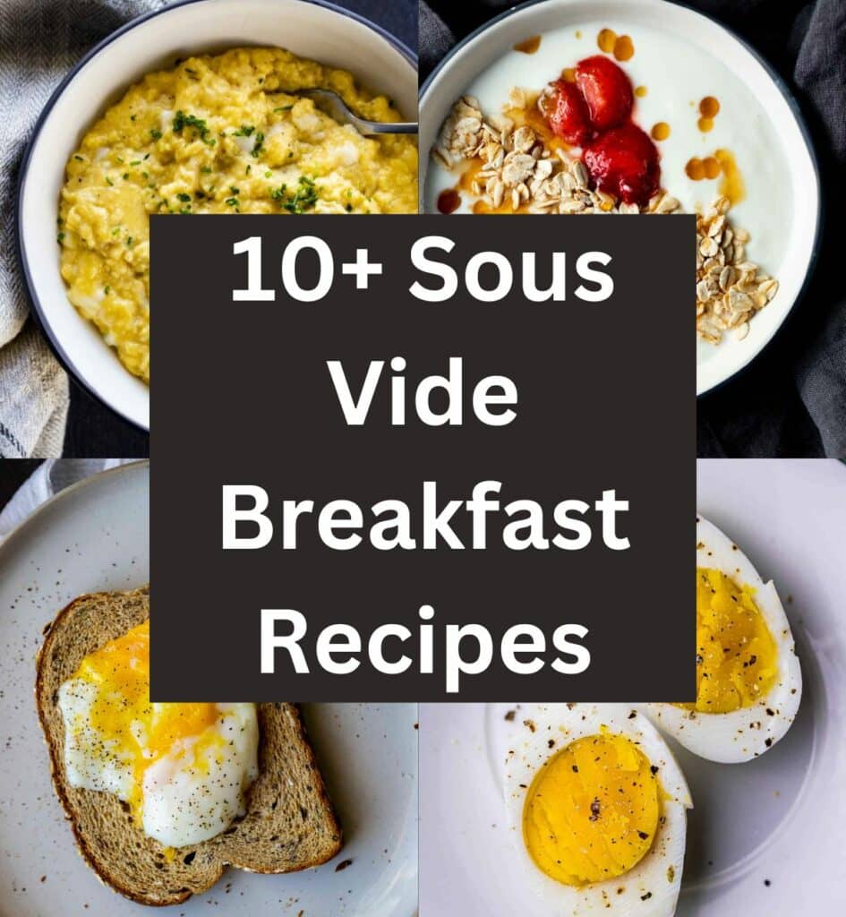photos of breakfast foods with text overlay
