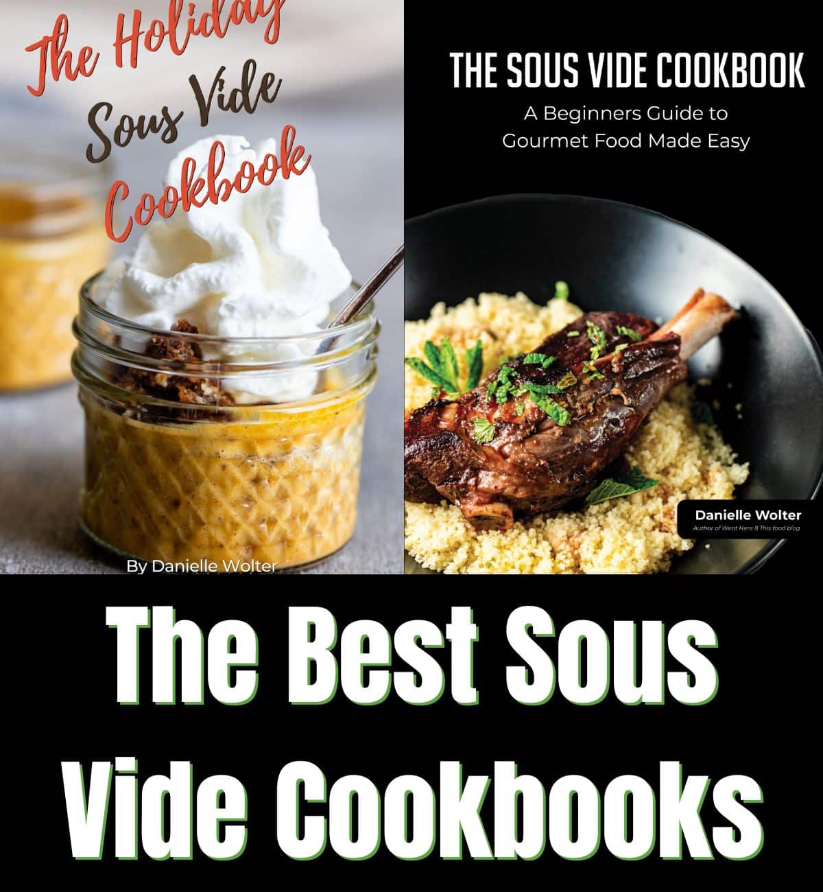 Sous-vide cooking made easy - look up cooking times!