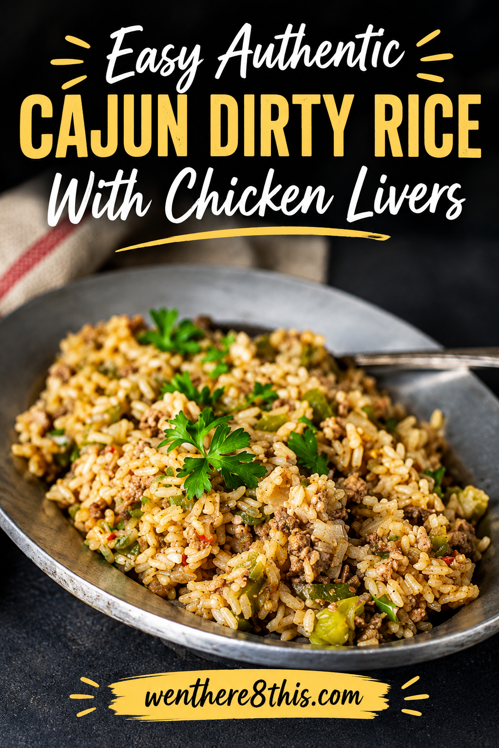 Easy Authentic Cajun Dirty Rice With Chicken Livers