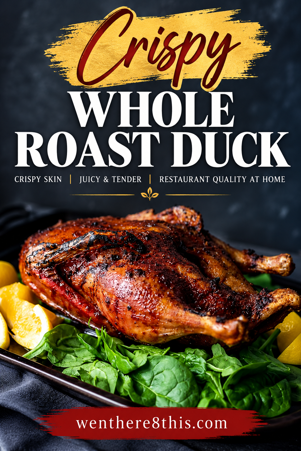 Crispy Whole Roast Duck Poster