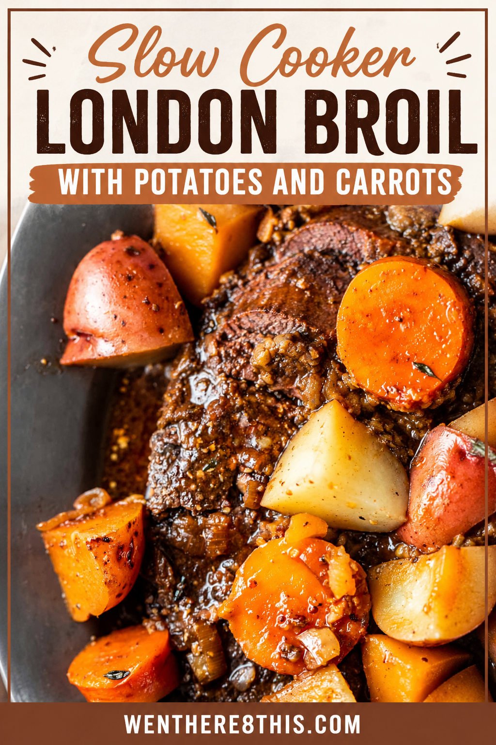 Slow Cooker London Broil With Potatoes and Carrots