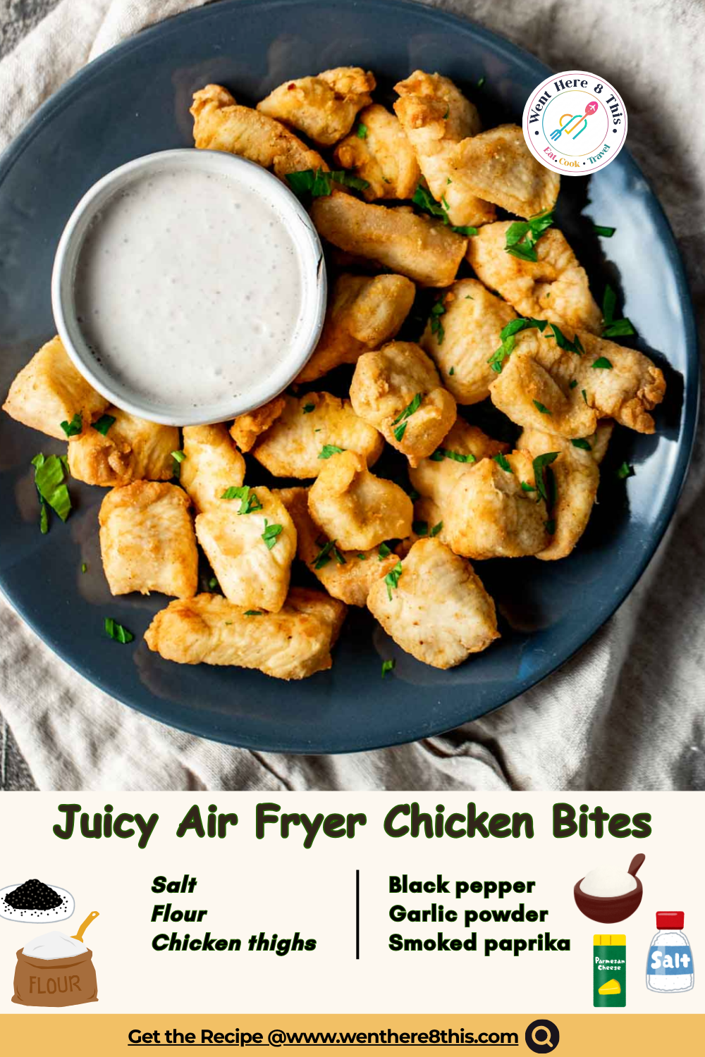 Juicy Air Fryer Chicken Bites