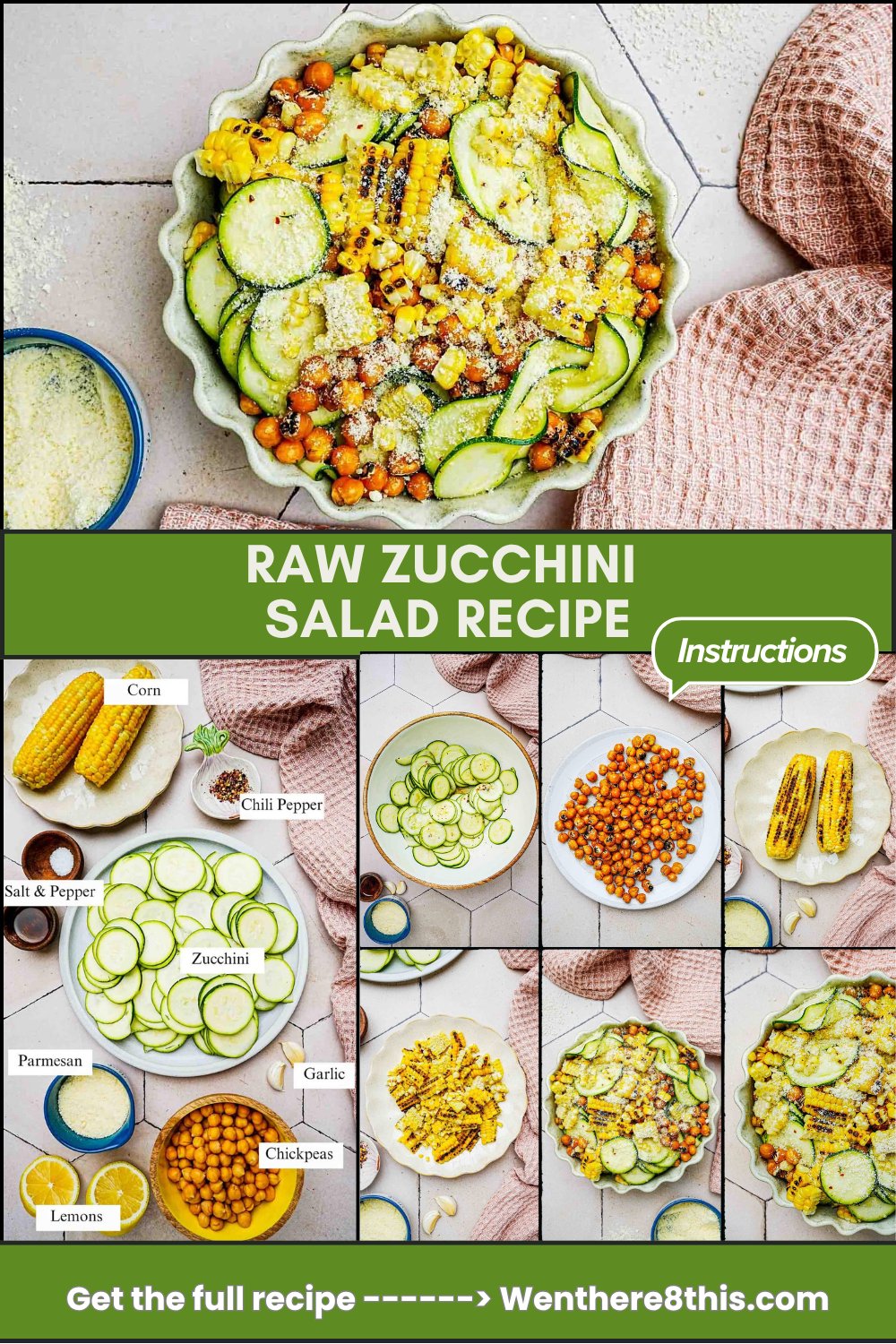 Raw Zucchini Salad Recipe