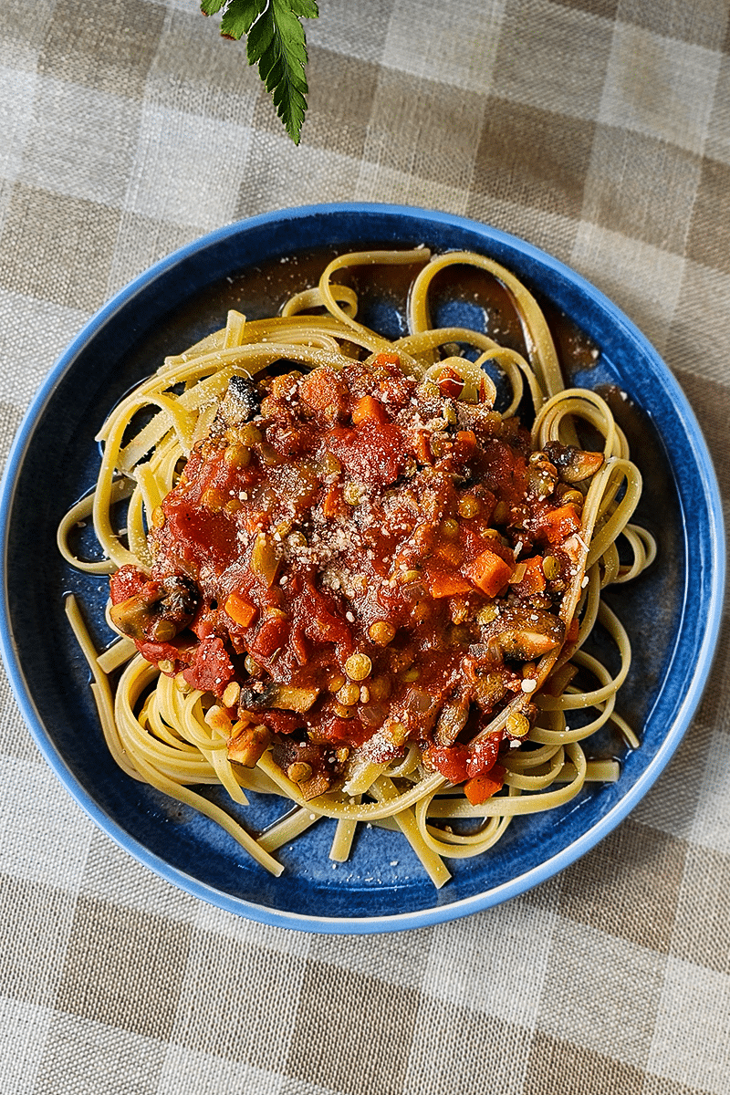Easy Lentil Bolognese