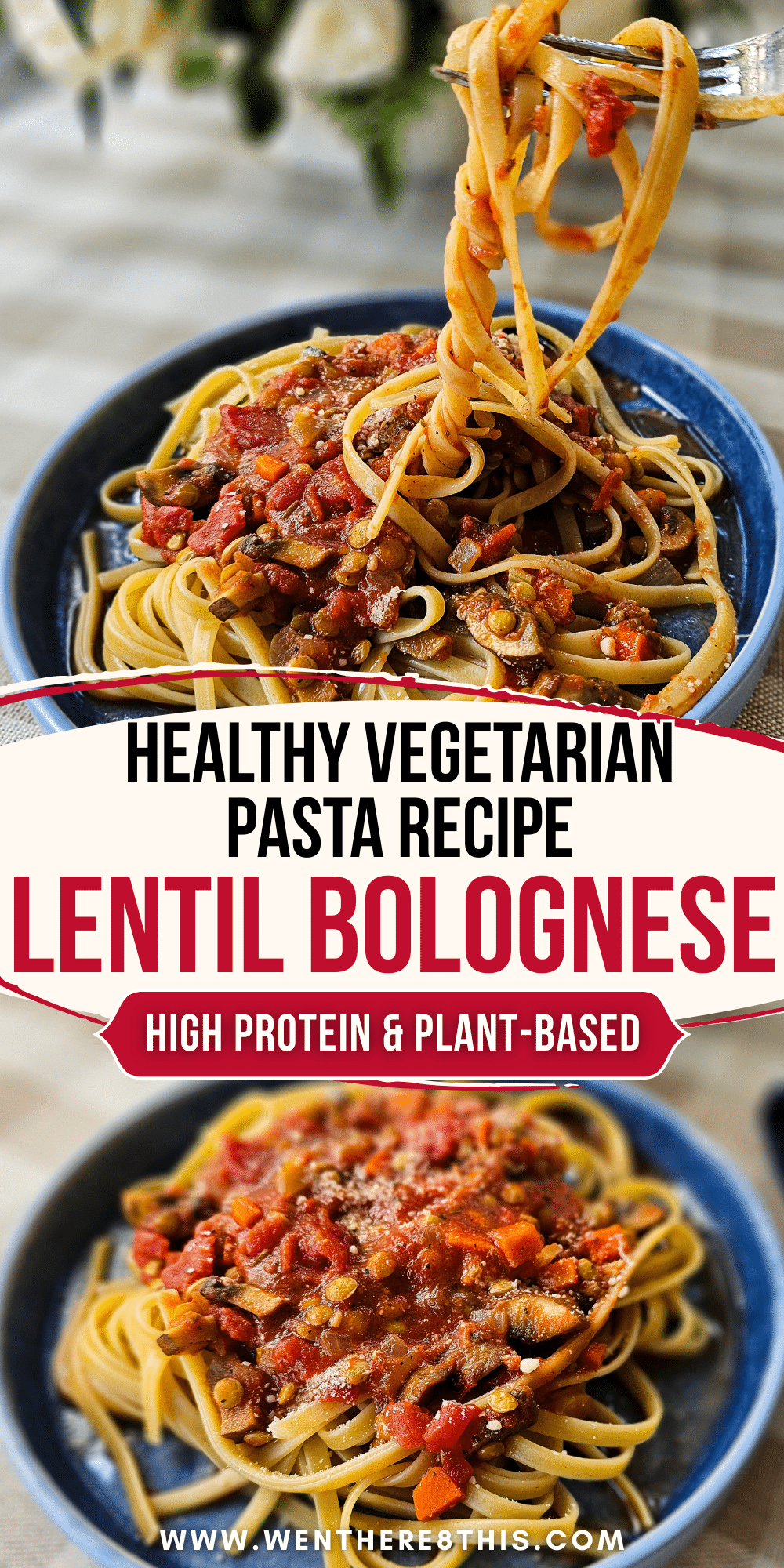 Easy Lentil Bolognese Pin