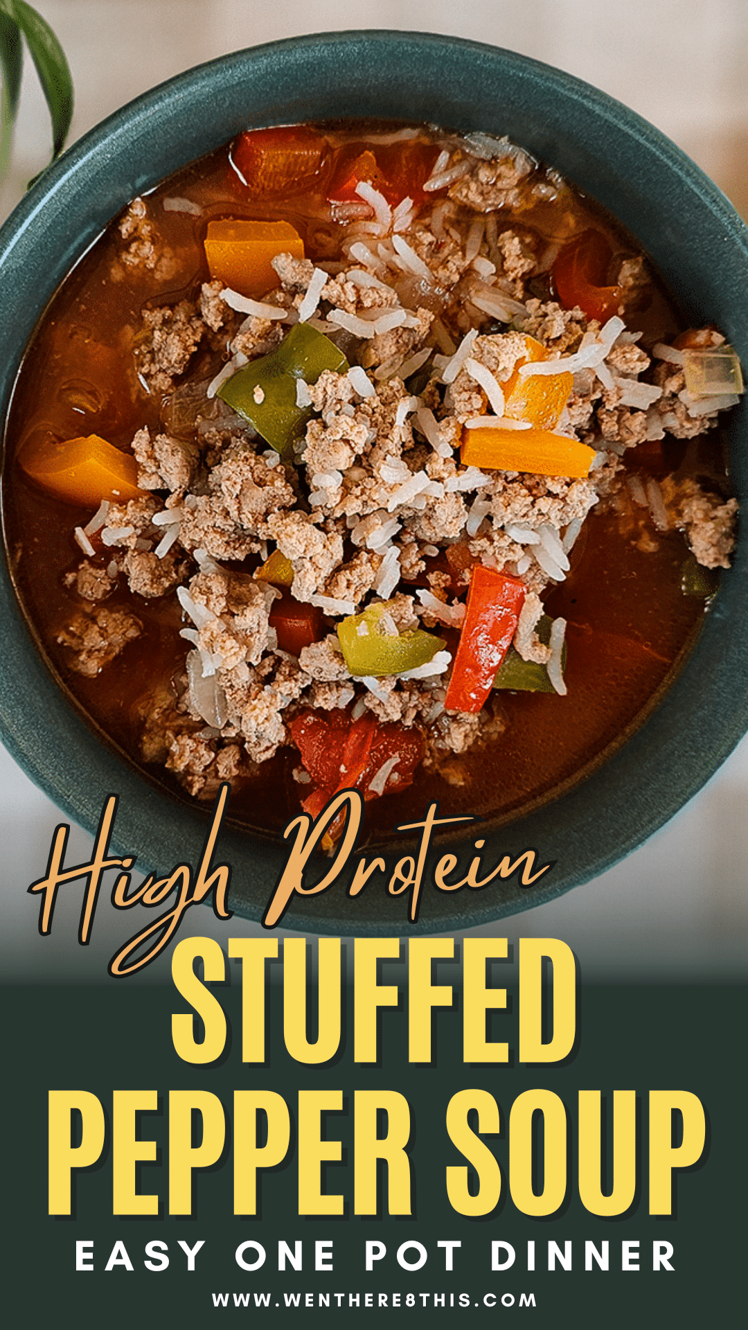 Pin Stuffed pepper soup