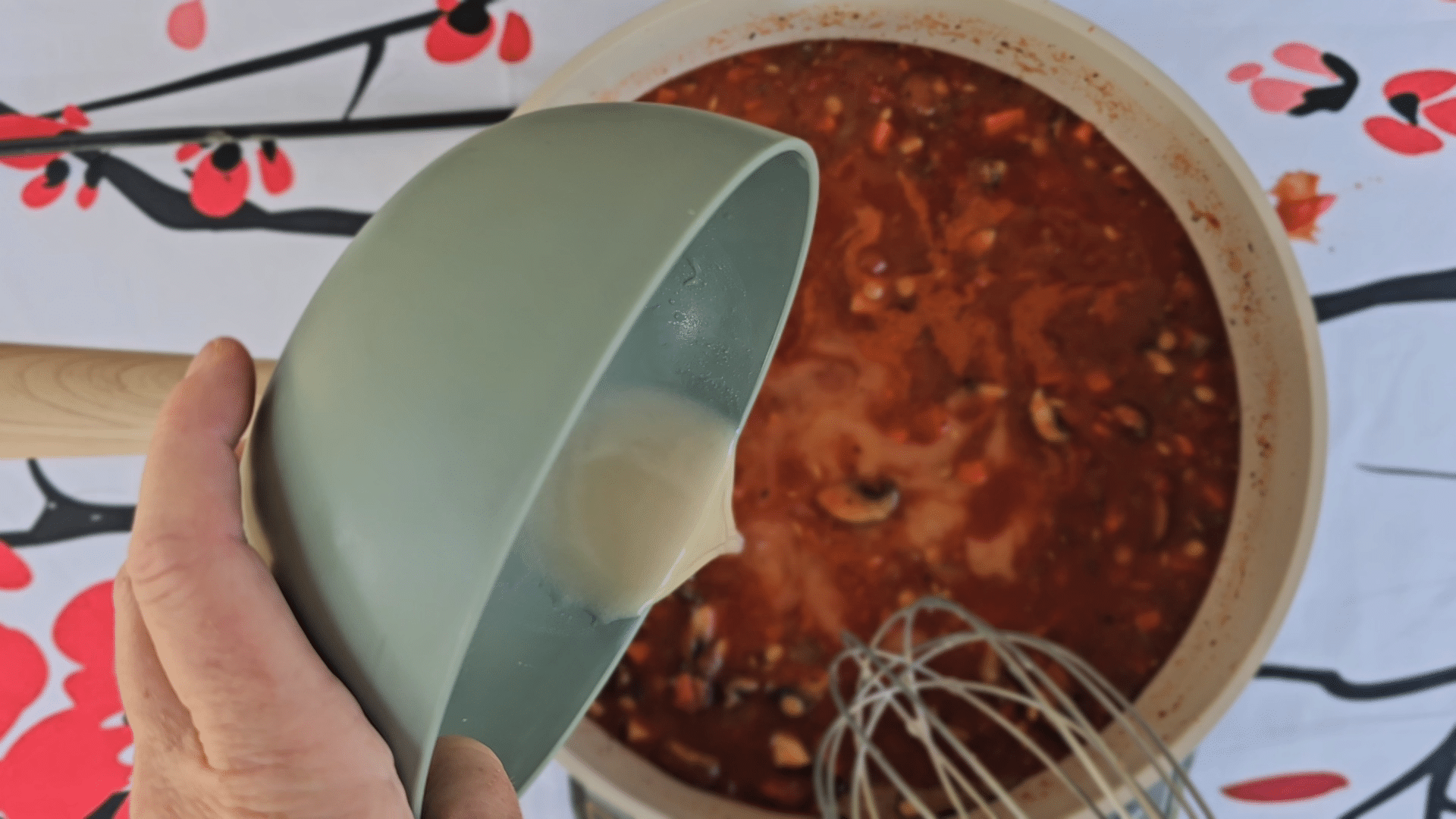 Step7 Lentil Bolognese