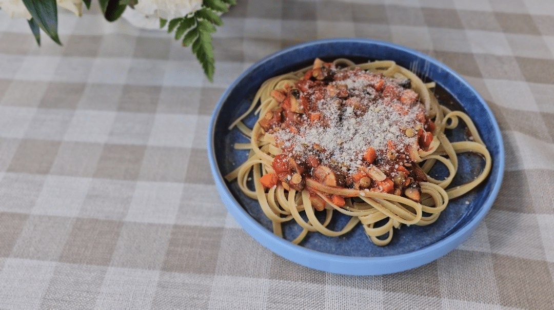 Step9 Lentil Bolognese